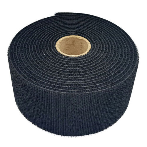 폭 5cm 국산 잘라쓰는 전선정리 양면 벨크로타이 일반형 검정색 1M