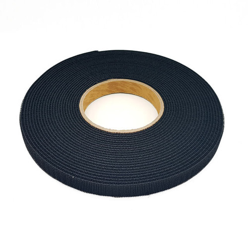 폭 1.5cm 전선 케이블정리 암수한몸양면벨크로 검정색 일반형 3미터x1롤