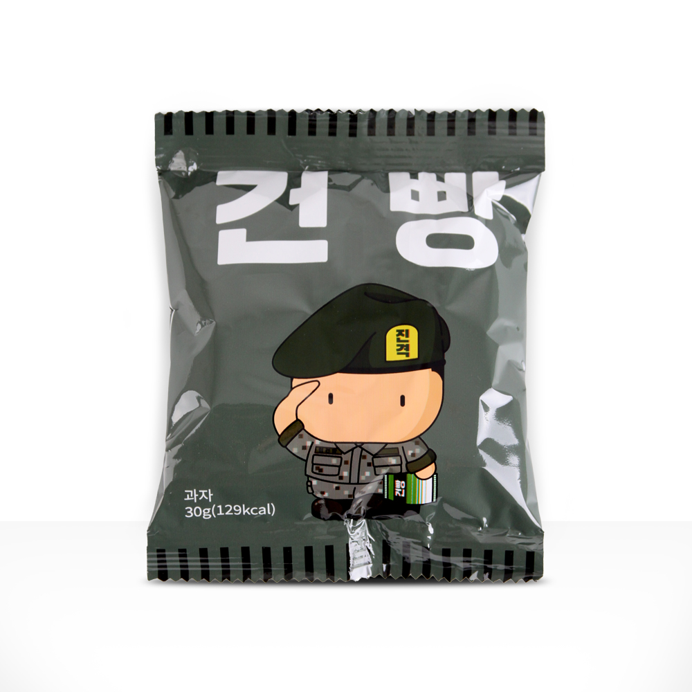 진격의 미니건빵 30g x 50봉 개별포장 군대 소포장 간식 보리 전도간식 이미지 2