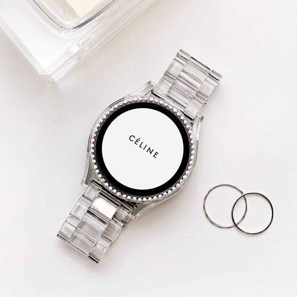 갤럭시워치7 스트랩 갤럭시 워치6 갤워치 5 4 3 2 클래식 프로 투명 시계줄 호환