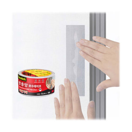 3M 스카치 방충망 보수 테이프 모기장 시트 롤타입