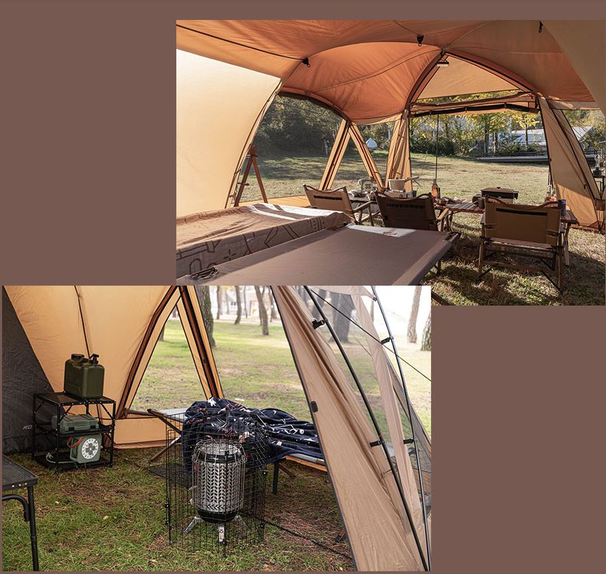 코베아 네스트T 탄 텐트 터널형 리빙쉘 쉘터