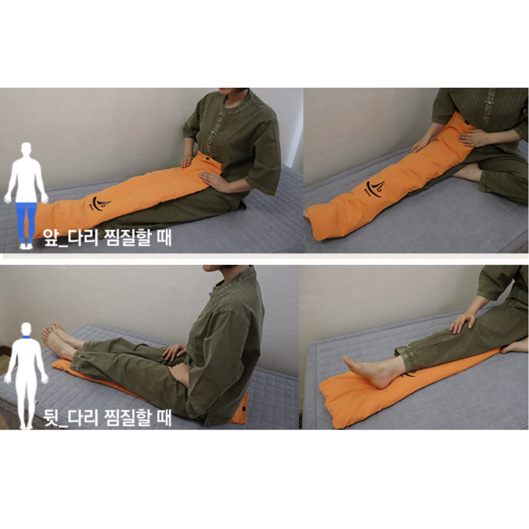 들꽃잠 등 허리 찜질팩 기둥 척추 팥찜질 온열 이미지 6