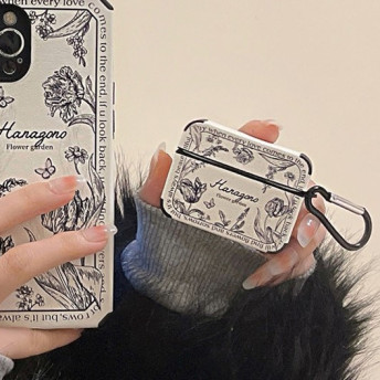 에어팟 프로 3 케이스 가죽 실리콘 키링 명품 제품 이미지