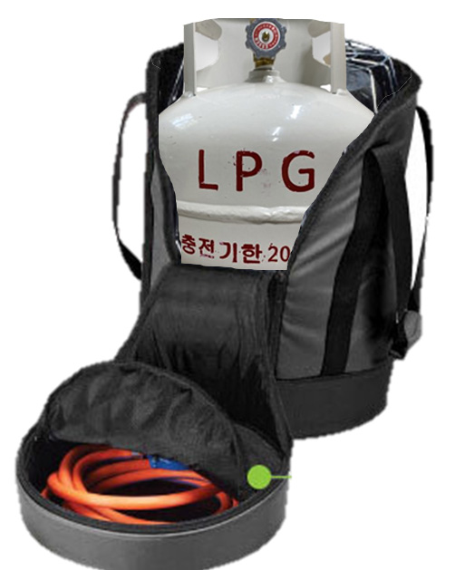 코베아 기가썬 LPG 히터+전용 가방 세트 캠핑 가스 난로 가정용 사무실용 - 상세 이미지 4