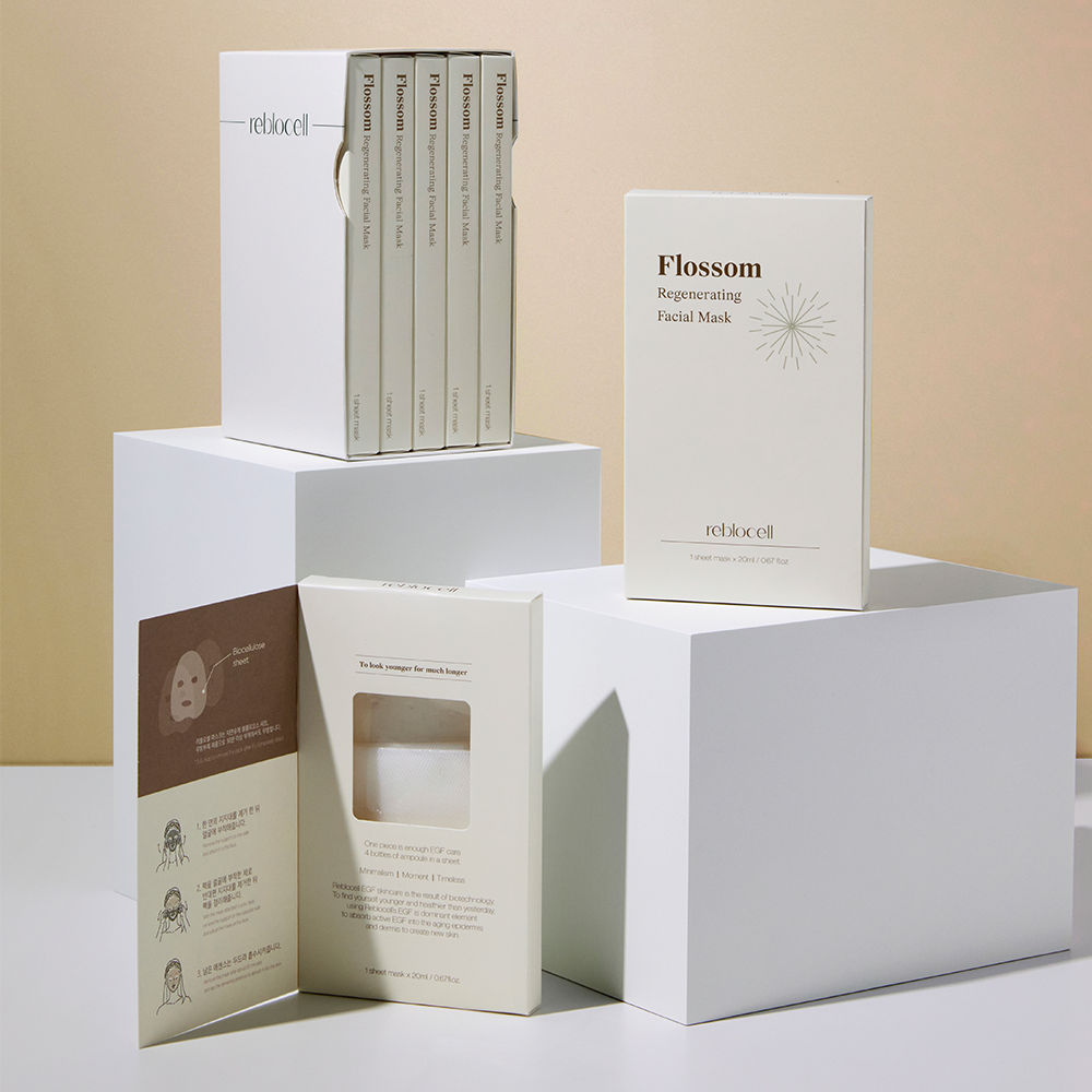 리블로셀 EGF 마스크팩 흰목이버섯 추출물 이지에프 5매 1SET / 셀룰로오스 시트 - 상세 이미지 3
