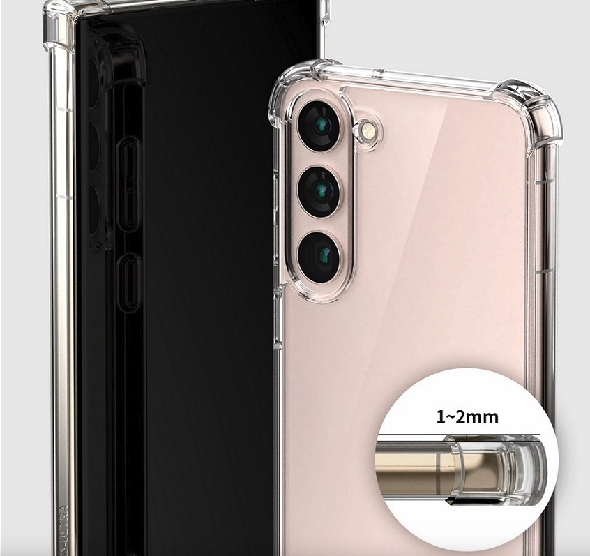 갤럭시 케이스 방탄 크리스탈 슬림 핸드폰 케이스 투명, 갤럭시S25 플러스 - 상세 이미지 5