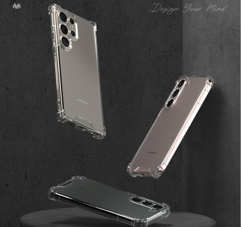 갤럭시 케이스 방탄 크리스탈 슬림 핸드폰 케이스 투명, 갤럭시S25 플러스 - 상세 이미지 2
