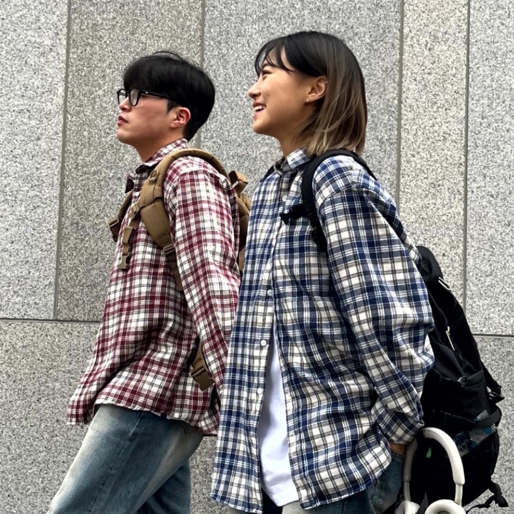 [UNISEX] 무드 체크 셔츠 (3 Color) - 상세 이미지 4