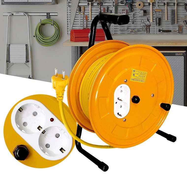 전선릴 접지 차단 연장 캠핑릴선 리드연결 코드 전기케이블 30호 60호 100호 - 상세 이미지 2