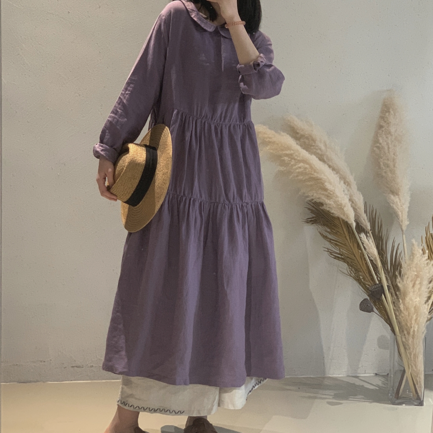 캉캉 빅사이즈린넨원피스 77사이즈원피스 - 상세 이미지 2