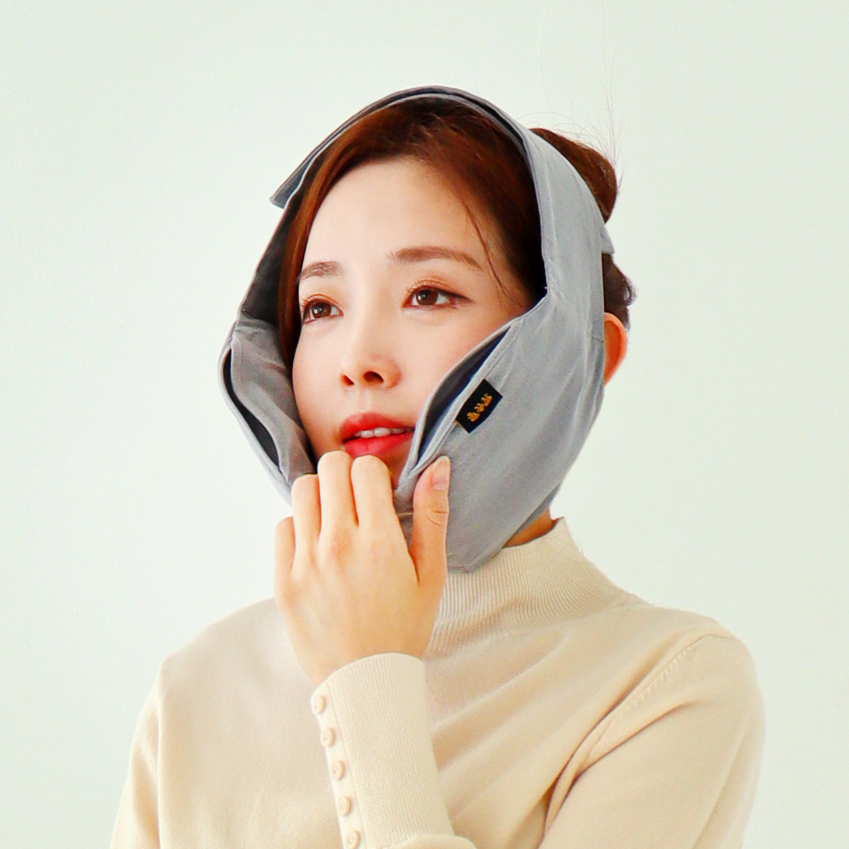 들꽃잠 턱 관절 찜질팩 바른턱 온열 팥찜질 - 상세 이미지 4