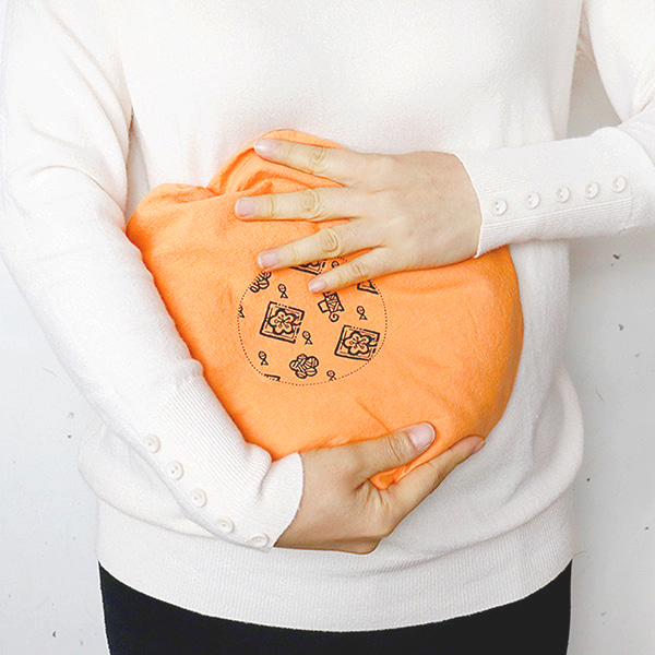 들꽃잠 배찜질팩 복부 아궁이 온열 팥찜질