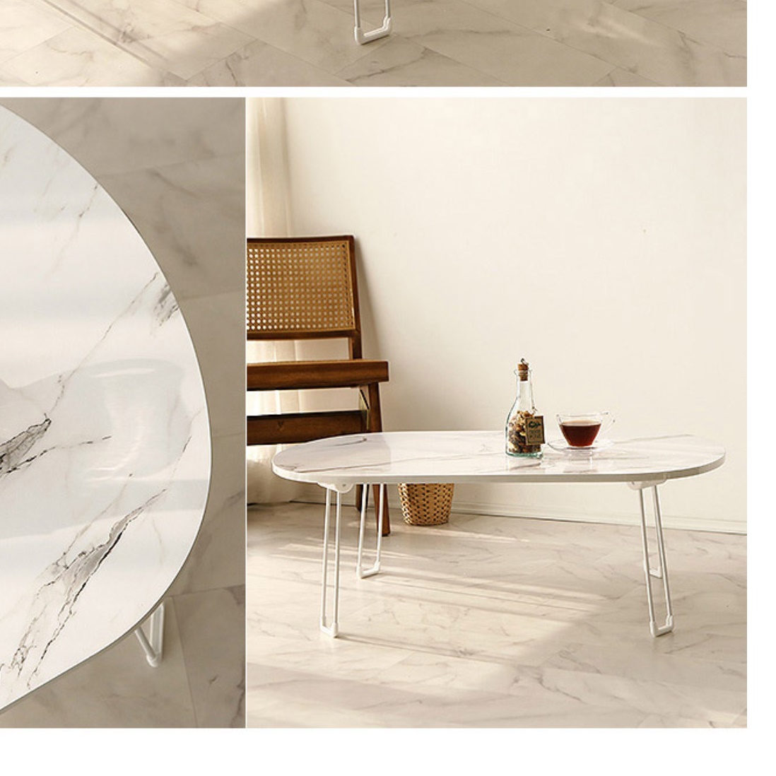 접이식 좌식 식탁 인테리어 대형 좌식 테이블 높은 소파 테이블