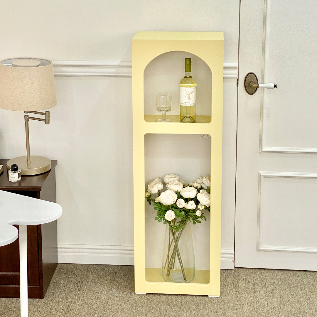 윈썸 달리아 400 틈새 좁은 수납장 인테리어 타공형 3단 장식장