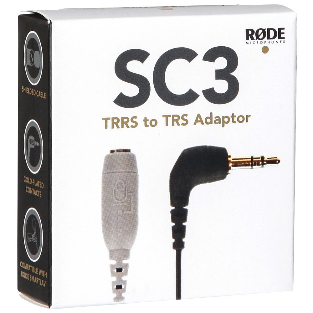 RODE SC3 로데 3.5m TRRS to TRS 변환 젠더 케이블 smartLav용 - 상세 이미지 5