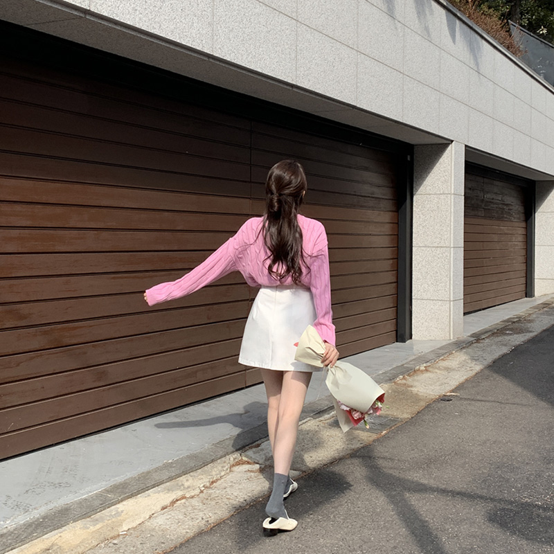 테인드 플리츠 핀턱 A라인 미니 스커트 sk6327 - 상세 이미지 5