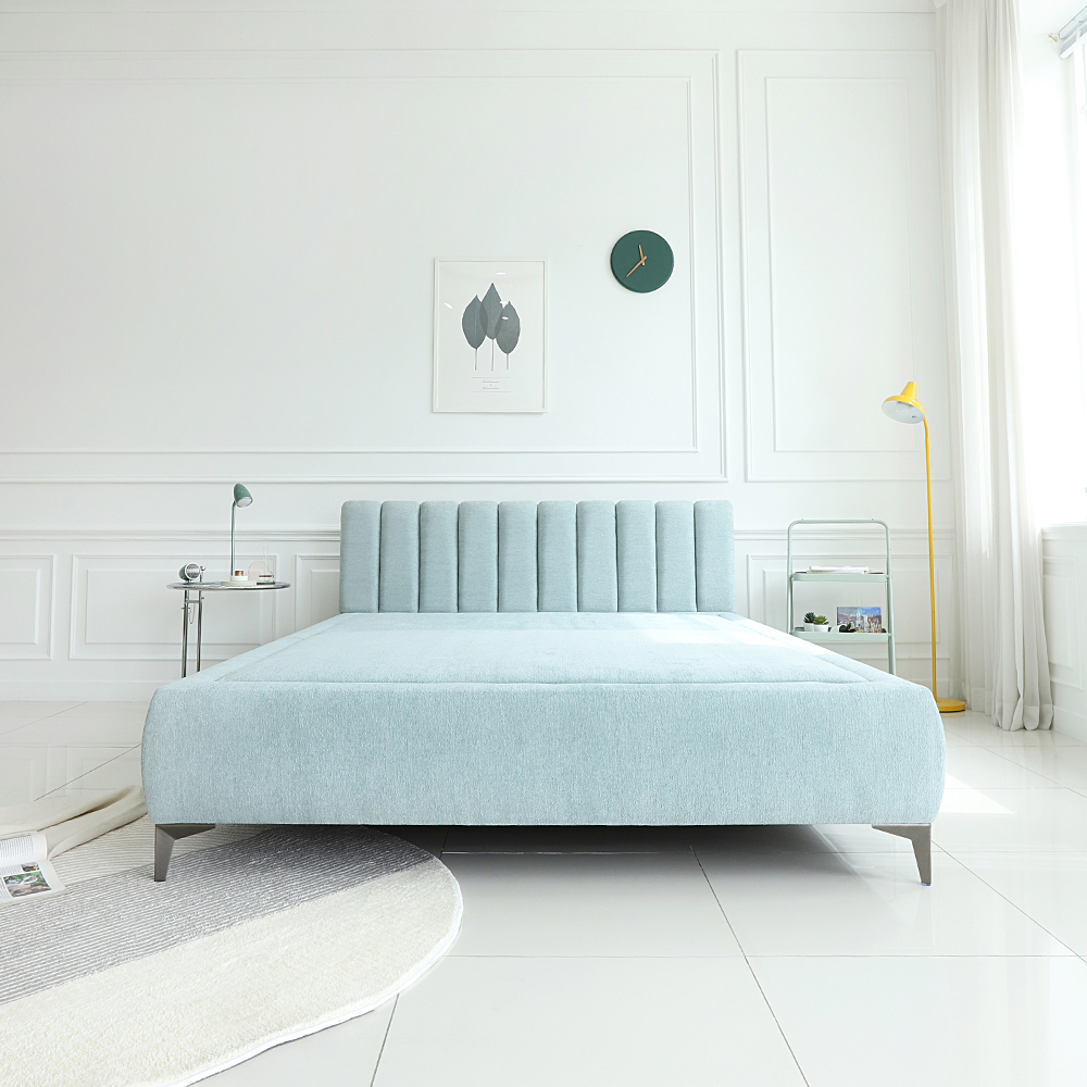 국내제작 클램 패브릭 황토볼 흙침대 온열 황토침대 킹 K CL467