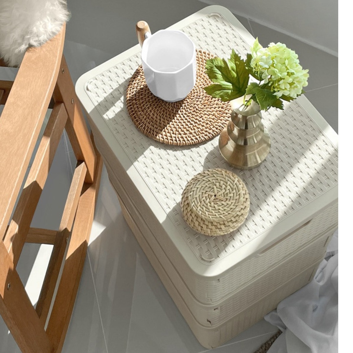 캠핑정리함 캠핑수납함 카고테이블 캠핑용 오픈폴딩박스