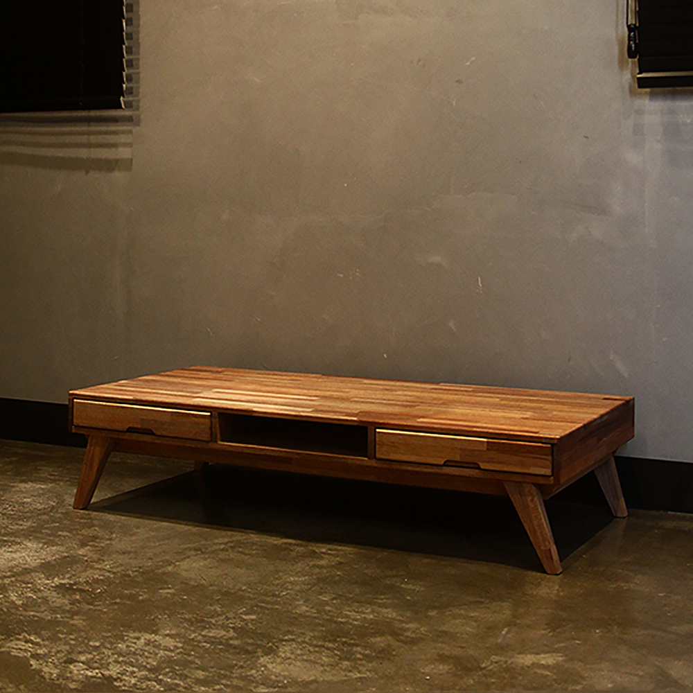 나왕 원목 서랍 수납형 인테리어 거실 소파 테이블 CL003