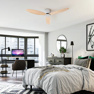 윈드케어 에어로 아크 우디 실링팬 리모컨 선풍기 (화이트) 개봉기 | 실사용 후기 - 상품 이미지 4