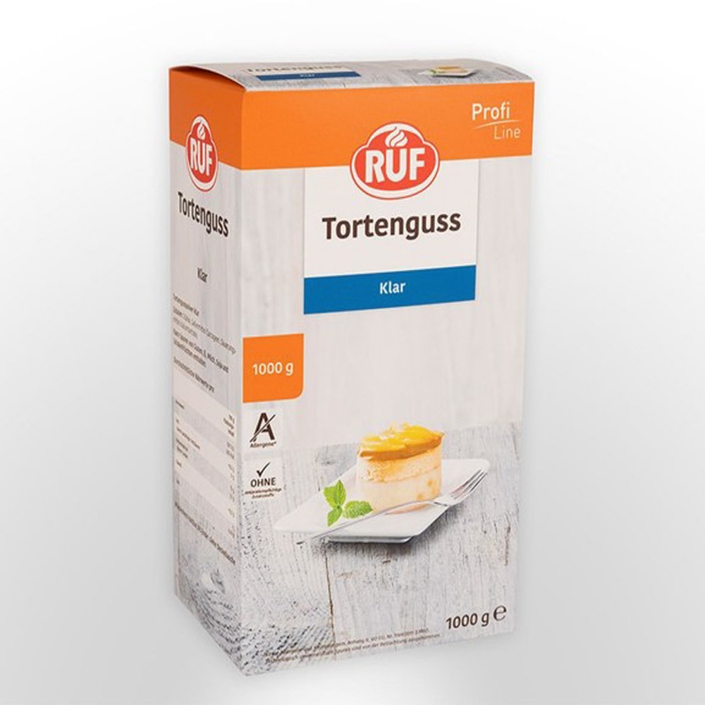 루프 토르텐구쓰 타르트 케이크 무젤라틴 RUF Tortenguss 레드 투명 클라 1kg - 상세 이미지 4