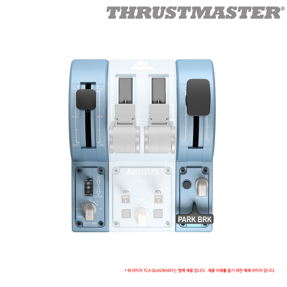 트러스트마스터 TCA QUADRANT ADD-ON AIRBUS EDITION (PC용) 비행 조이스틱 게임 장비 - 상세 이미지 5