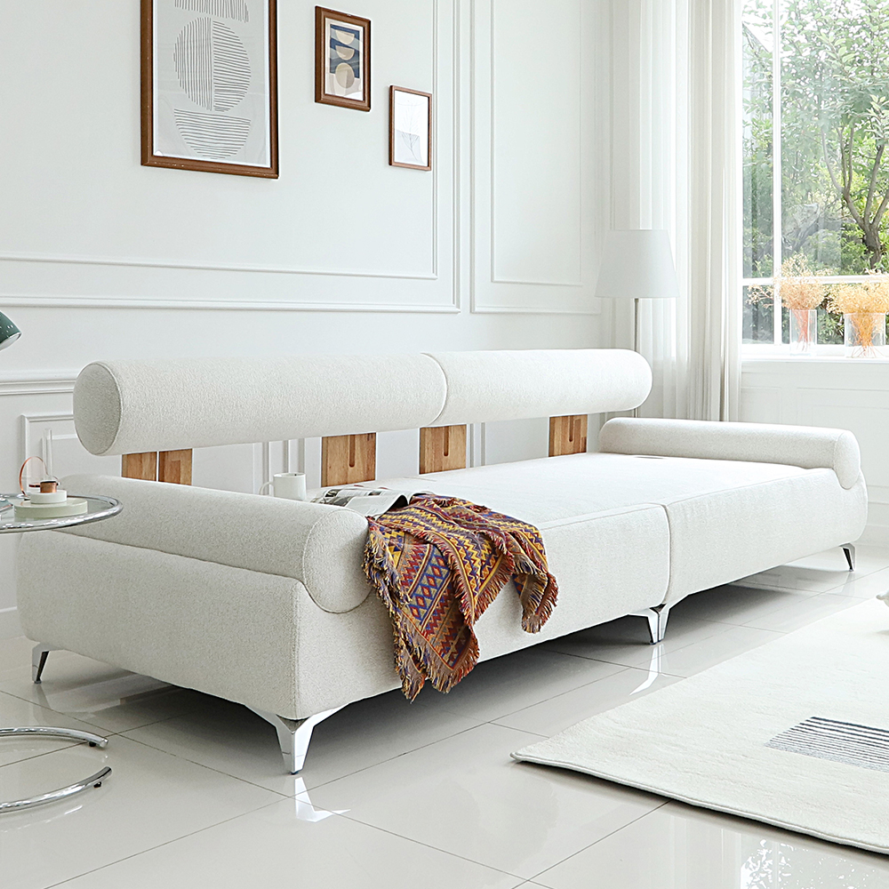 국내제작 팡스 4인용 패브릭 흙쇼파 황토 소파 온열 온돌 카우치 흙침대쇼파 CL465