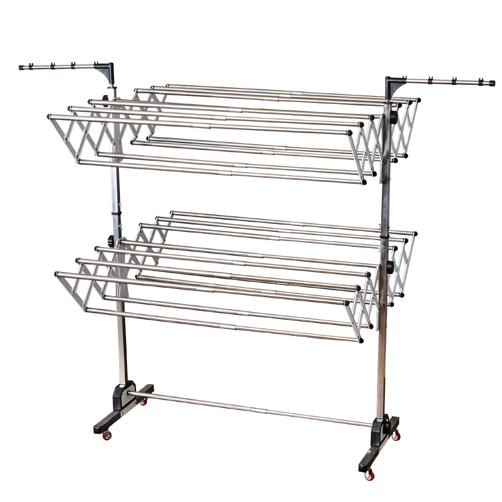 튼튼한 빨래건조대 원룸 대형 수건 걸이 자바라 국내자체생산