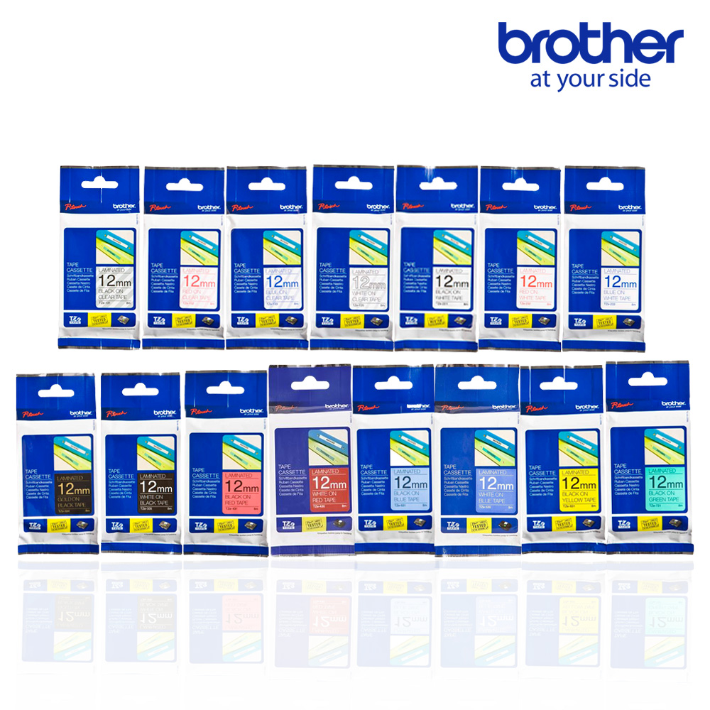 정품 브라더 라벨테이프 12mm 라벨지 네임텍 라벨카트리지 TZe-131