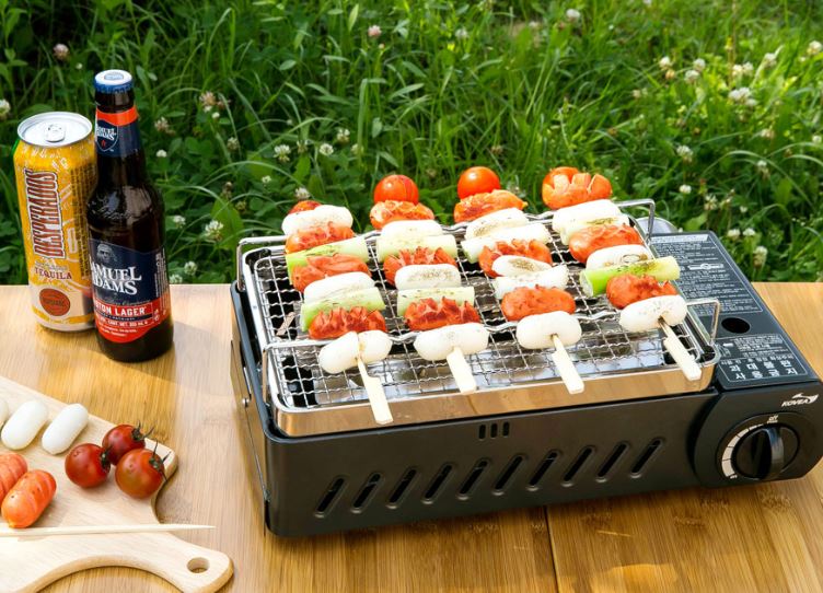 코베아 구이바다 M 블랙+꼬치그릴+블랙 가방 풀세트 버너 세라믹