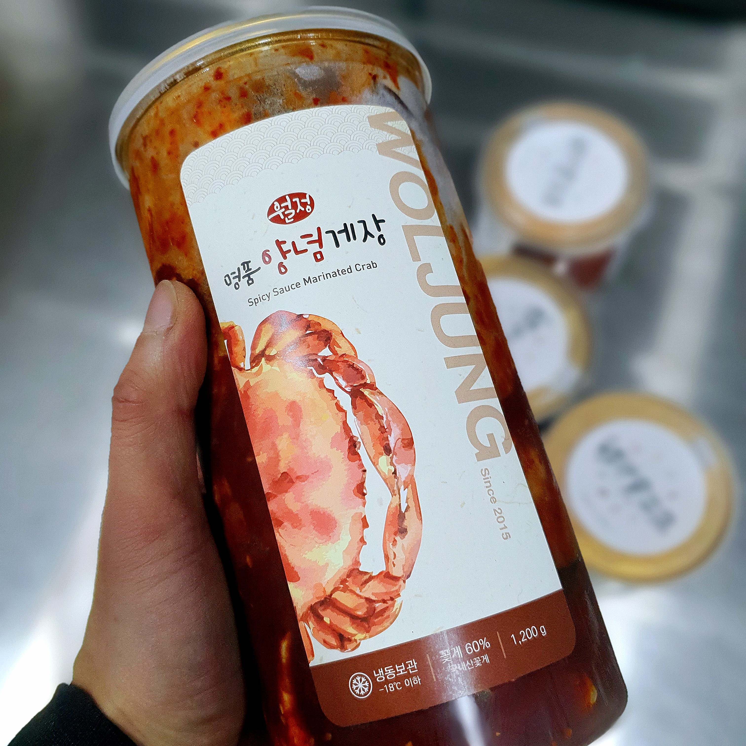 월정식품점 꽃게장 무침 밥도둑 국내산 양념게장 1.2kg - 상세 이미지 4