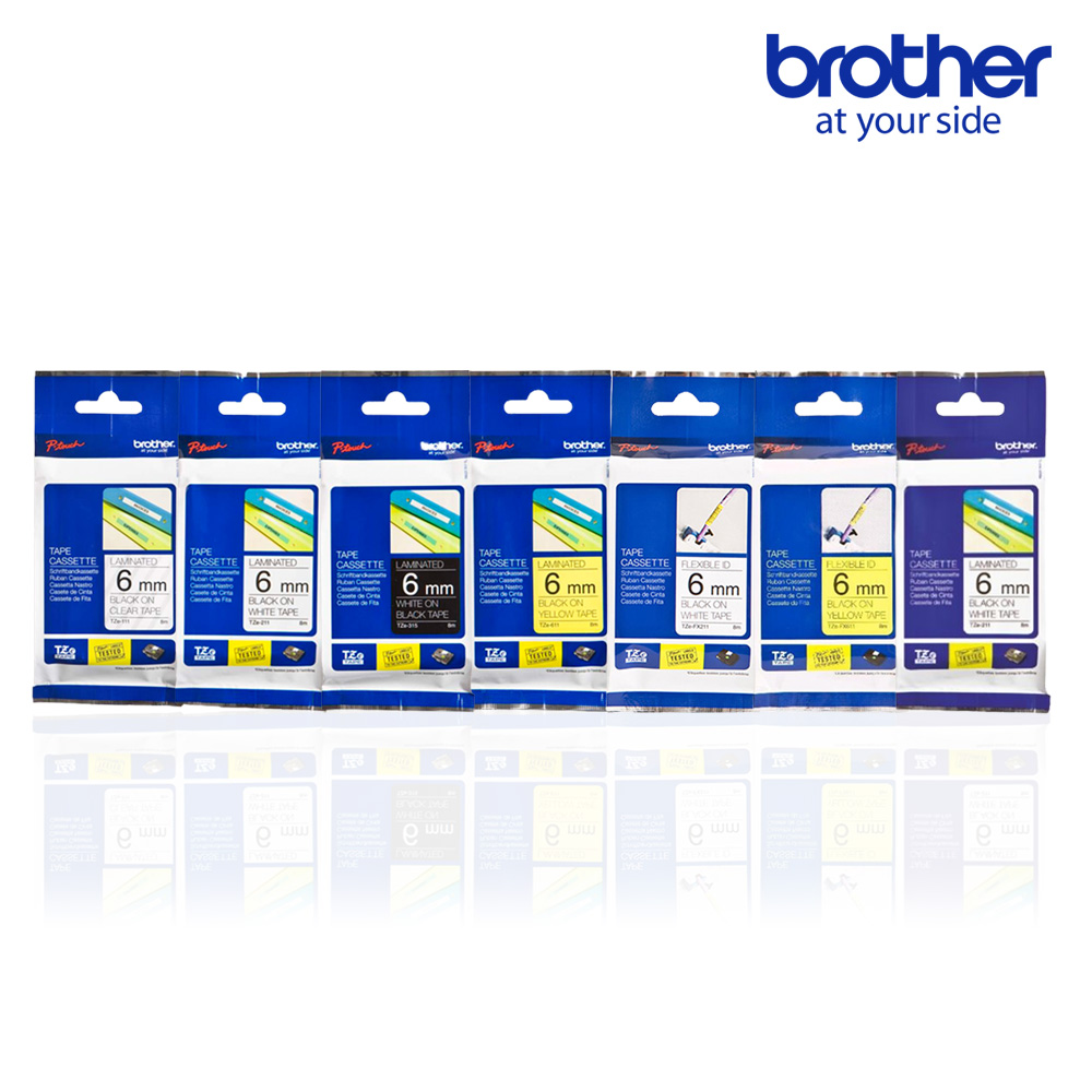 정품 브라더 라벨테이프 6mm 라벨지 네임텍 라벨카트리지 TZe-111