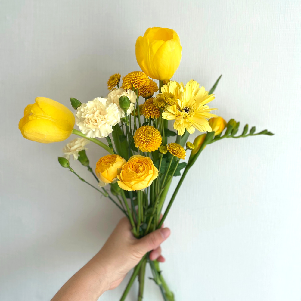 원하는 색 생화 꽃다발 양재꽃시장 라넌큘러스 리시안셔스 튤립 졸업식 입학식 꽃집 꽃배달