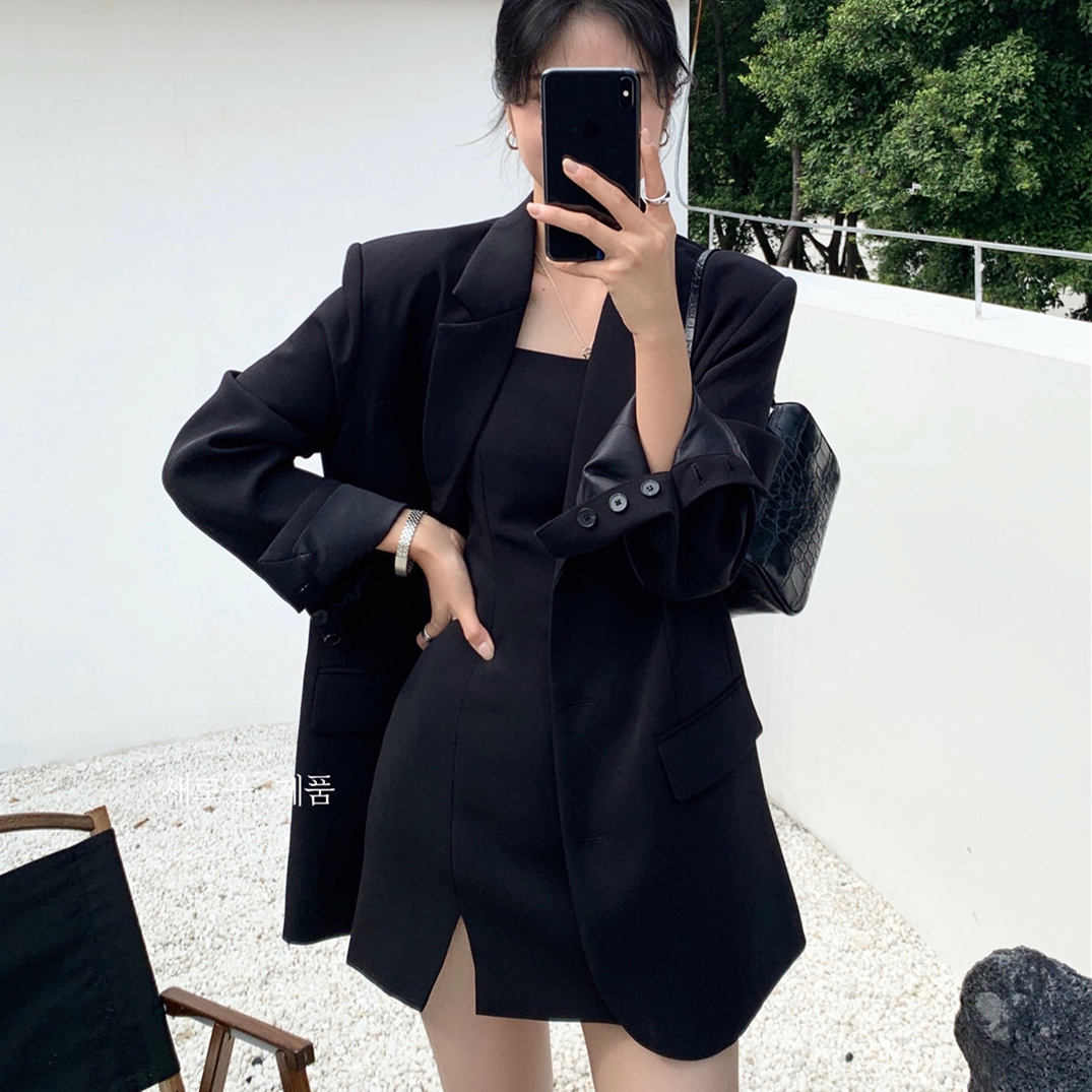 데일리 오버핏 파스텔 화이트자켓 (5color) 이미지 3