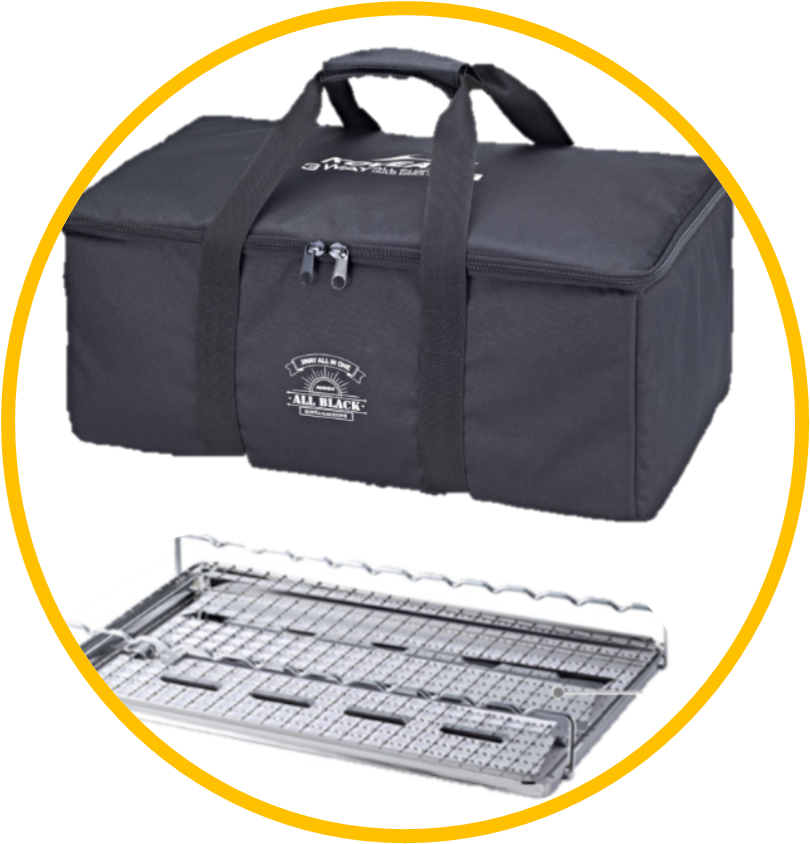 코베아 구이바다 M 블랙+꼬치그릴+블랙 가방 풀세트 버너 세라믹