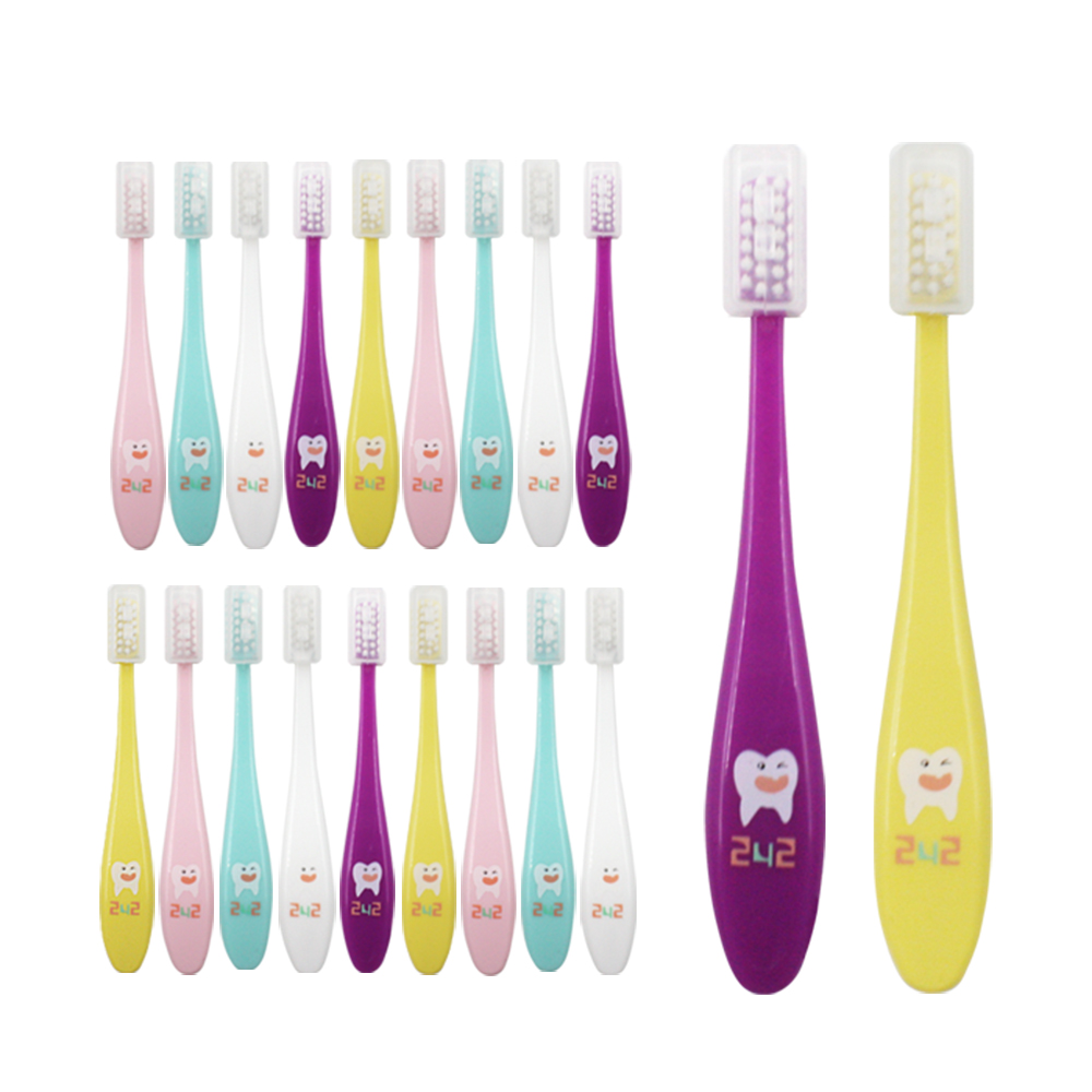 242 어린이칫솔 20개입 국내생산 항균 이중 미세모