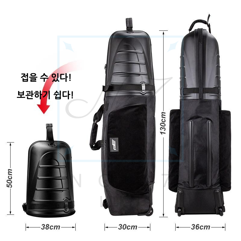 골프 백 항공 커버 카바 캐디백 골프하드케이스 바퀴 - 상세 이미지 3