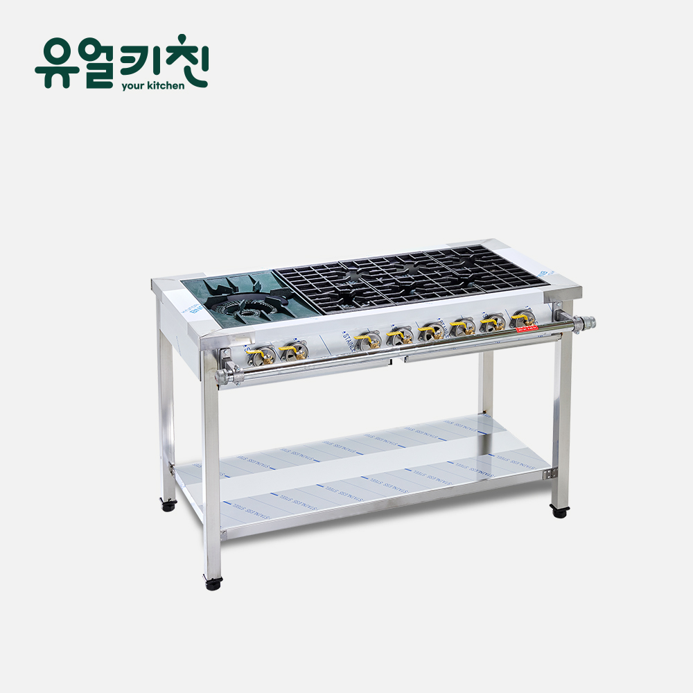 영업용가스렌지 1200 좌열 업소용 간택기 간데기 식당용 일반 도시가스(LNG)