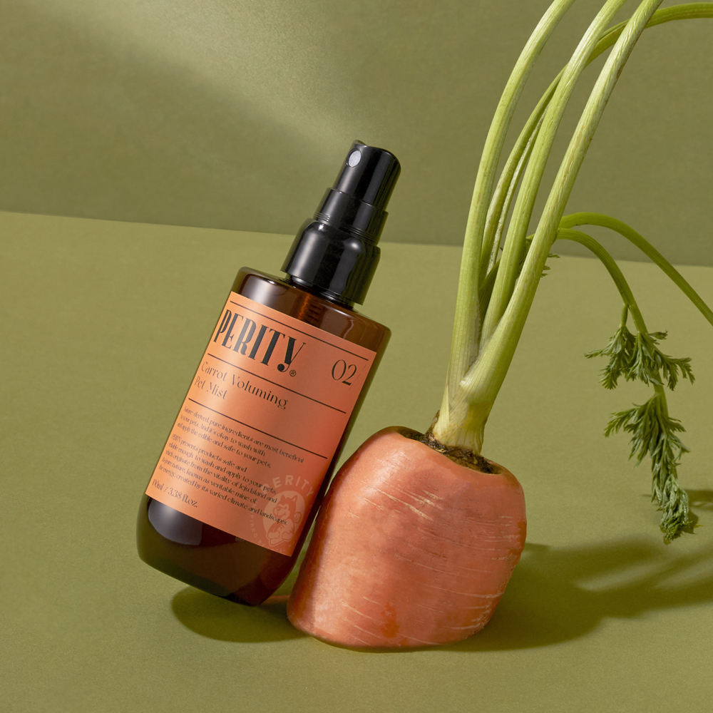 [무료배송]식물성 저자극 강아지 냄새제거 탈취 제주 당근 볼류밍 미스트 100ml