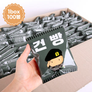 진격의 미니건빵 30g x 100봉 개별포장 군대 소포장 간식 보리 전도... 맛있게 먹은 솔직 후기 - 상품 이미지 1