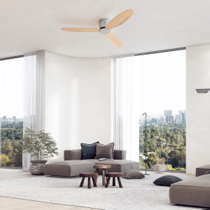 윈드케어 에어로 아크 우디 135cm 실링팬 리모컨 선풍기 (화이트) 개봉기 | 실사용 후기 - 상품 이미지 4