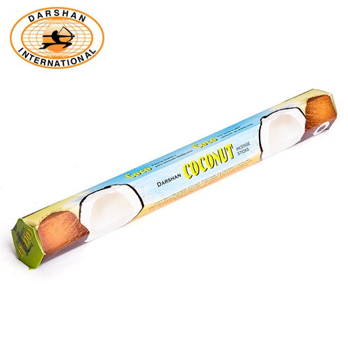 DARSHAN 다르샨 인센스 스틱 실내 천연 디퓨저 방향제 코코넛 인도향