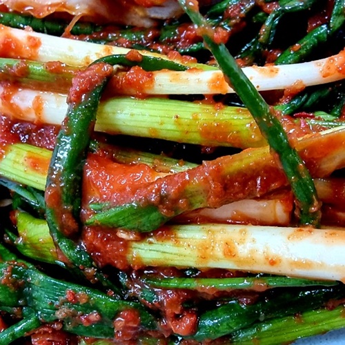 한백김치 파김치 1kg - 국내산 재료 100% 쪽파김치 - 상세 이미지 4