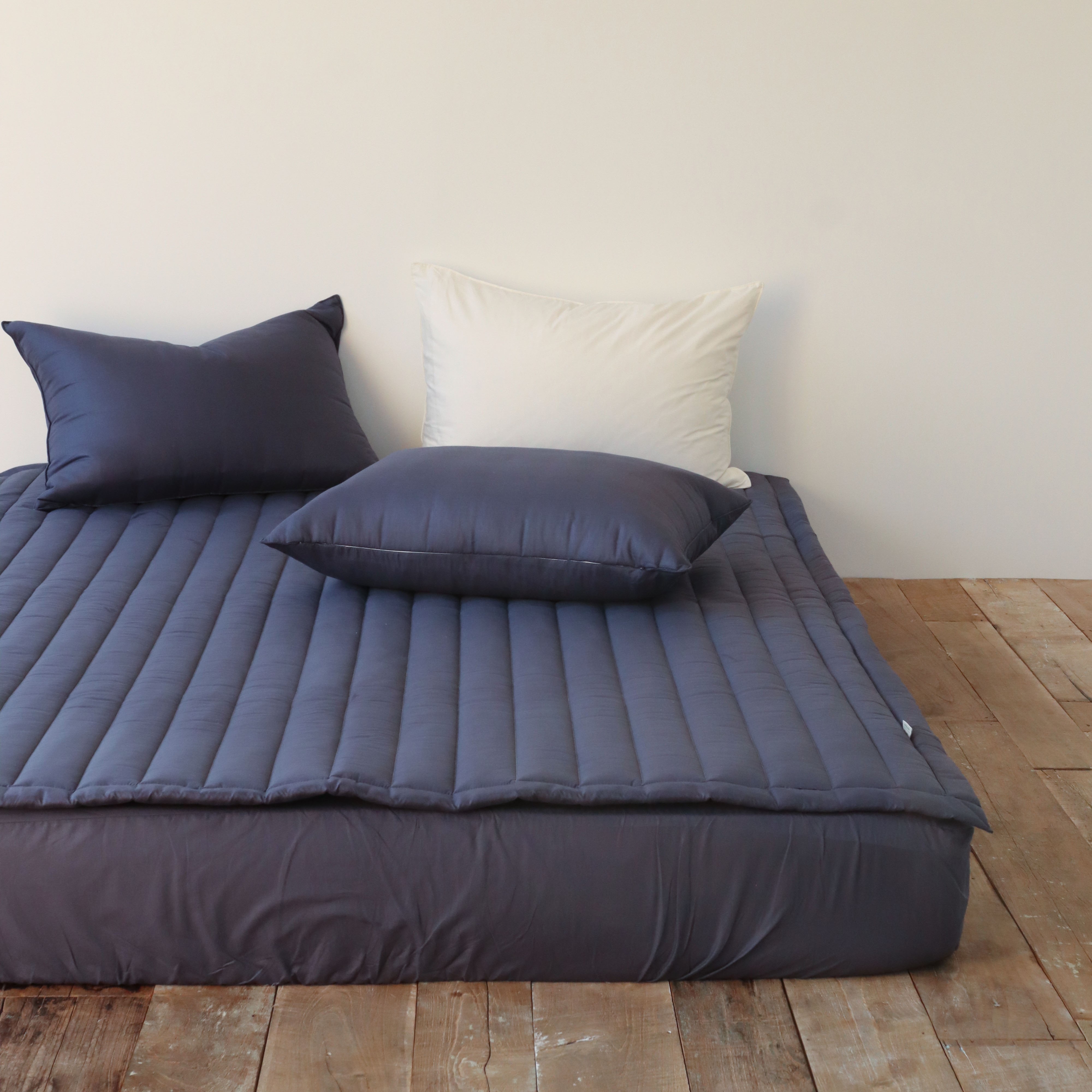 데일리 60수 아사 순면 미끄럼방지 밴딩 사계절 논슬립 매트리스 침대 패드 S/SS