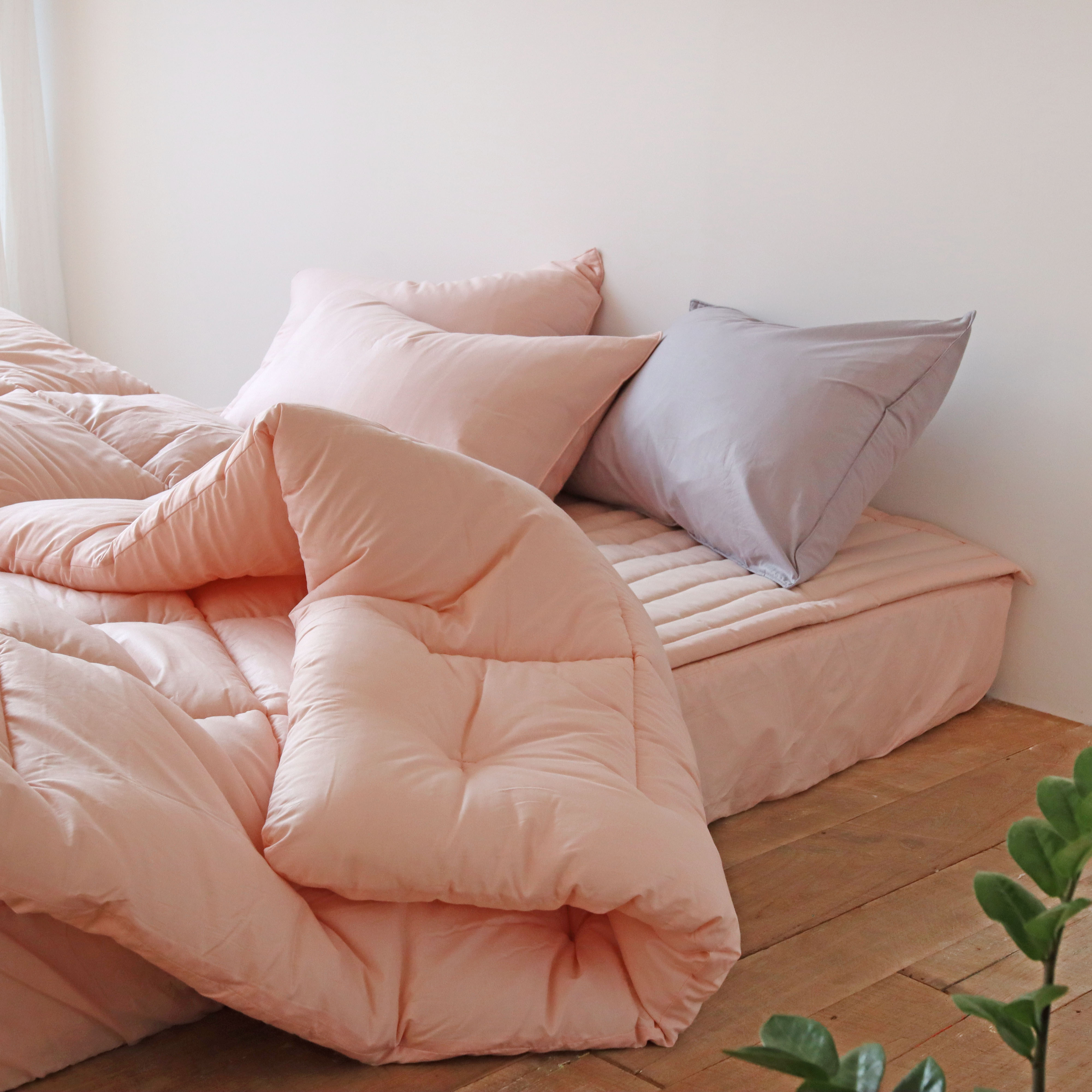 데일리 60수 아사 순면 미끄럼방지 밴딩 사계절 논슬립 매트리스 침대 패드 S/SS