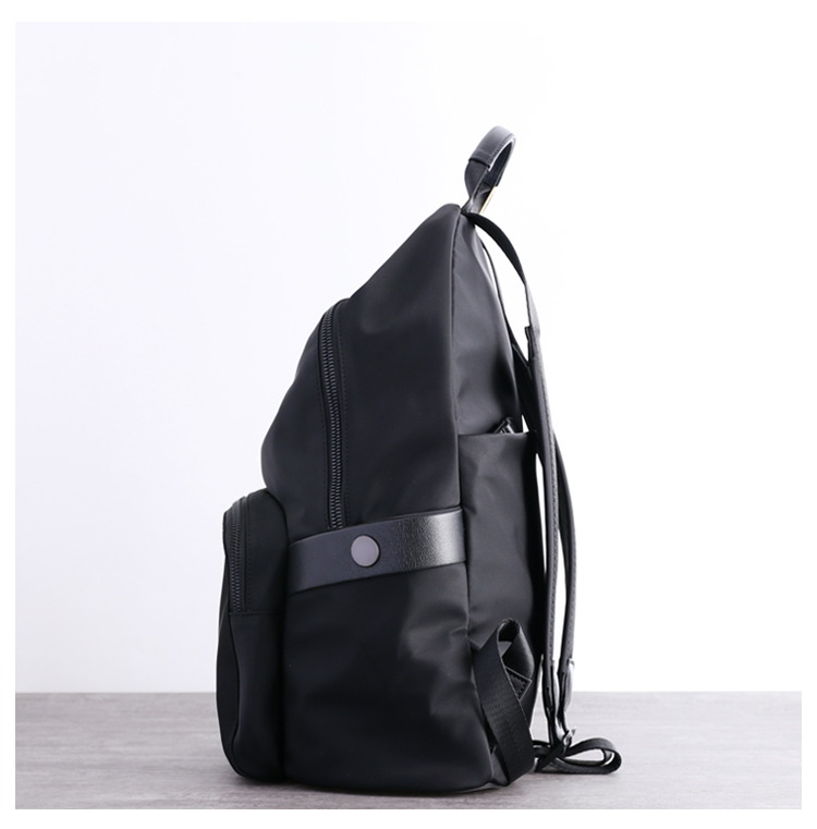 프라다천 백팩 프라다원단 정장 배낭 검정 나일론 여행 소형 가죽 천 가방