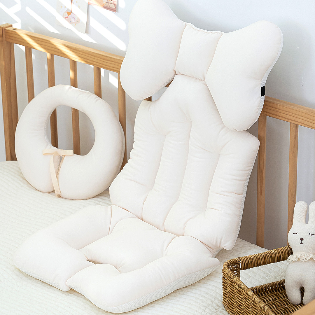 마롤로뜨 내추럴 유모차라이너 사계절 양면 시트 신생아 카시트 쿠션 쿨시트