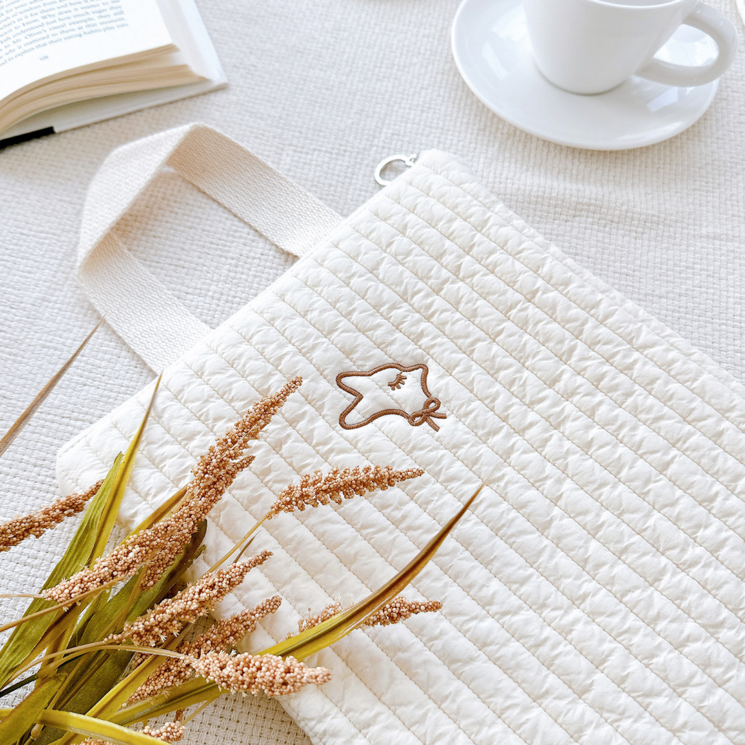 마롤로뜨 100수 누빔 손잡이 파우치 순면 국민 기저귀 가방 아기 미니 이너백 살랑데이지