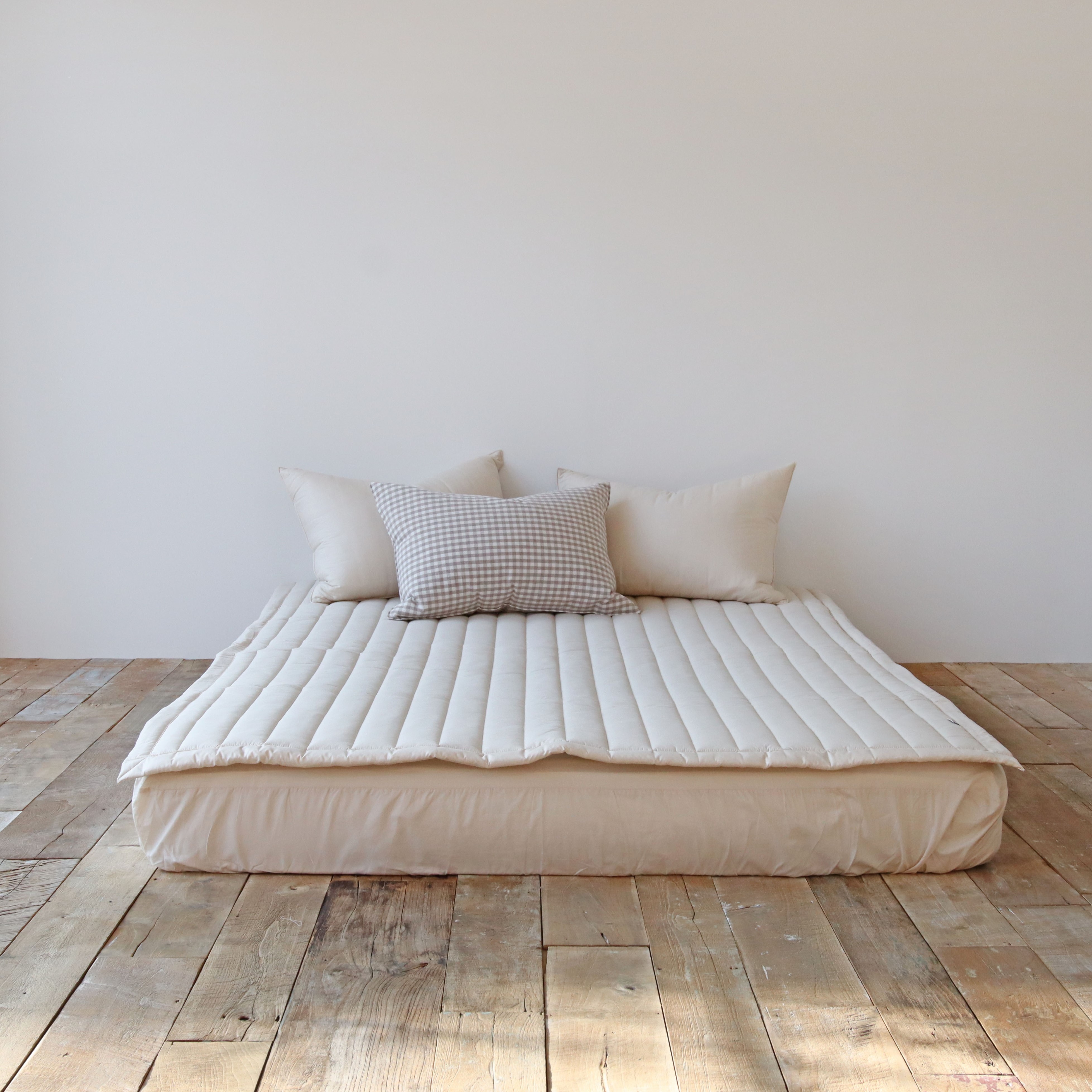 데일리 60수 아사 순면 미끄럼방지 밴딩 사계절 논슬립 매트리스 침대 패드 S/SS